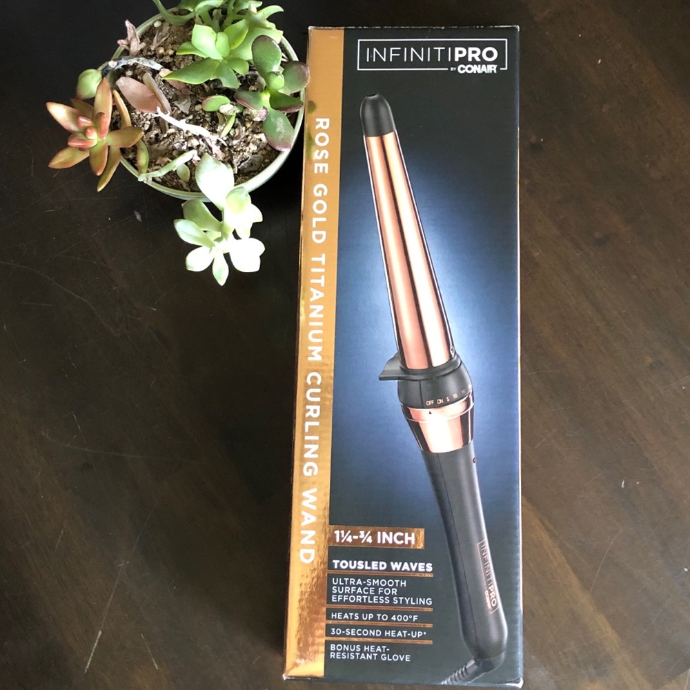 🌻Infiniti Pro Curling Wand 1 1/4in-3/4in EUC!